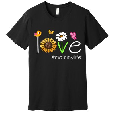 Love Mommy Life Cute Matching Family Premium T-Shirt