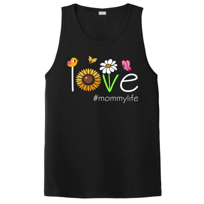 Love Mommy Life Cute Matching Family PosiCharge Competitor Tank