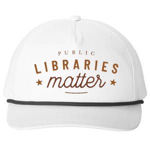 Libraries Matter Snapback Five-Panel Rope Hat