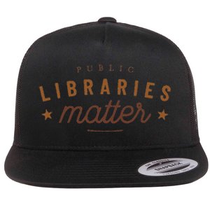 Libraries Matter Flat Bill Trucker Hat