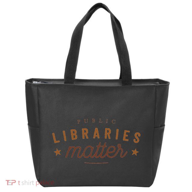 Libraries Matter Zip Tote Bag