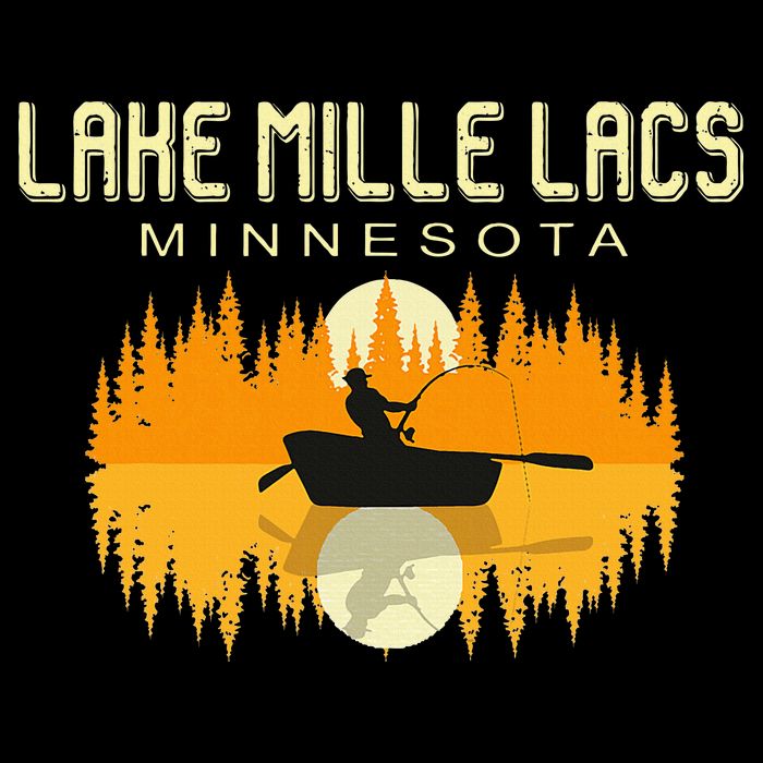 Lake Mille Lacs Minnesota Usa Fishing 80s Impact Tech Backpack