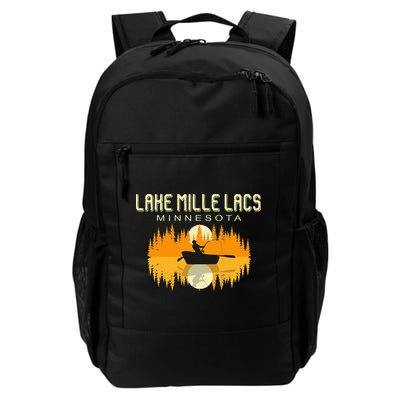 Lake Mille Lacs Minnesota Usa Fishing 80s Backpack