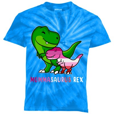 Lgbt Mommasaurus Mama Rex Lesbian Proud Mom Mothers Day Hug Gift Kids Tie-Dye T-Shirt