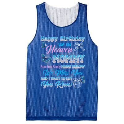 Lost My Mom Cool Gift Mesh Reversible Basketball Jersey Tank