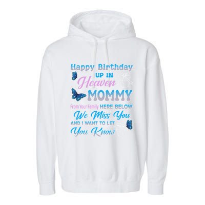 Lost My Mom Cool Gift Garment-Dyed Fleece Hoodie