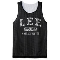 Lee Massachusetts Ma Vintage Sports Established Mesh Reversible Basketball Jersey Tank