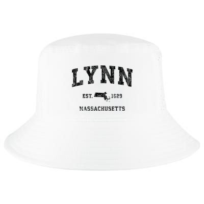 Lynn Massachusetts Ma Vintage Established Athletic Sports Design Cool Comfort Performance Bucket Hat