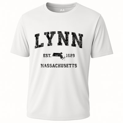 Lynn Massachusetts Ma Vintage Established Athletic Sports Design Performance Shirt