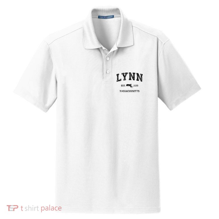 Lynn Massachusetts Ma Vintage Established Athletic Sports Design Dry Zone Grid Polo