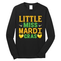 Little Miss Mardi Gras Long Sleeve Shirt