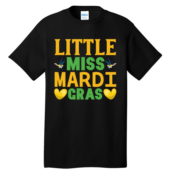 Little Miss Mardi Gras Tall T-Shirt