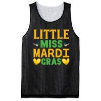 Little Miss Mardi Gras Mesh Reversible Basketball Jersey Tank