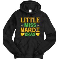 Little Miss Mardi Gras Tie Dye Hoodie