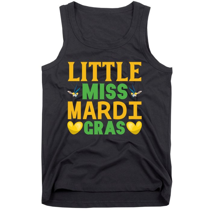 Little Miss Mardi Gras Tank Top