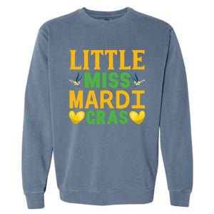 Little Miss Mardi Gras Garment-Dyed Sweatshirt