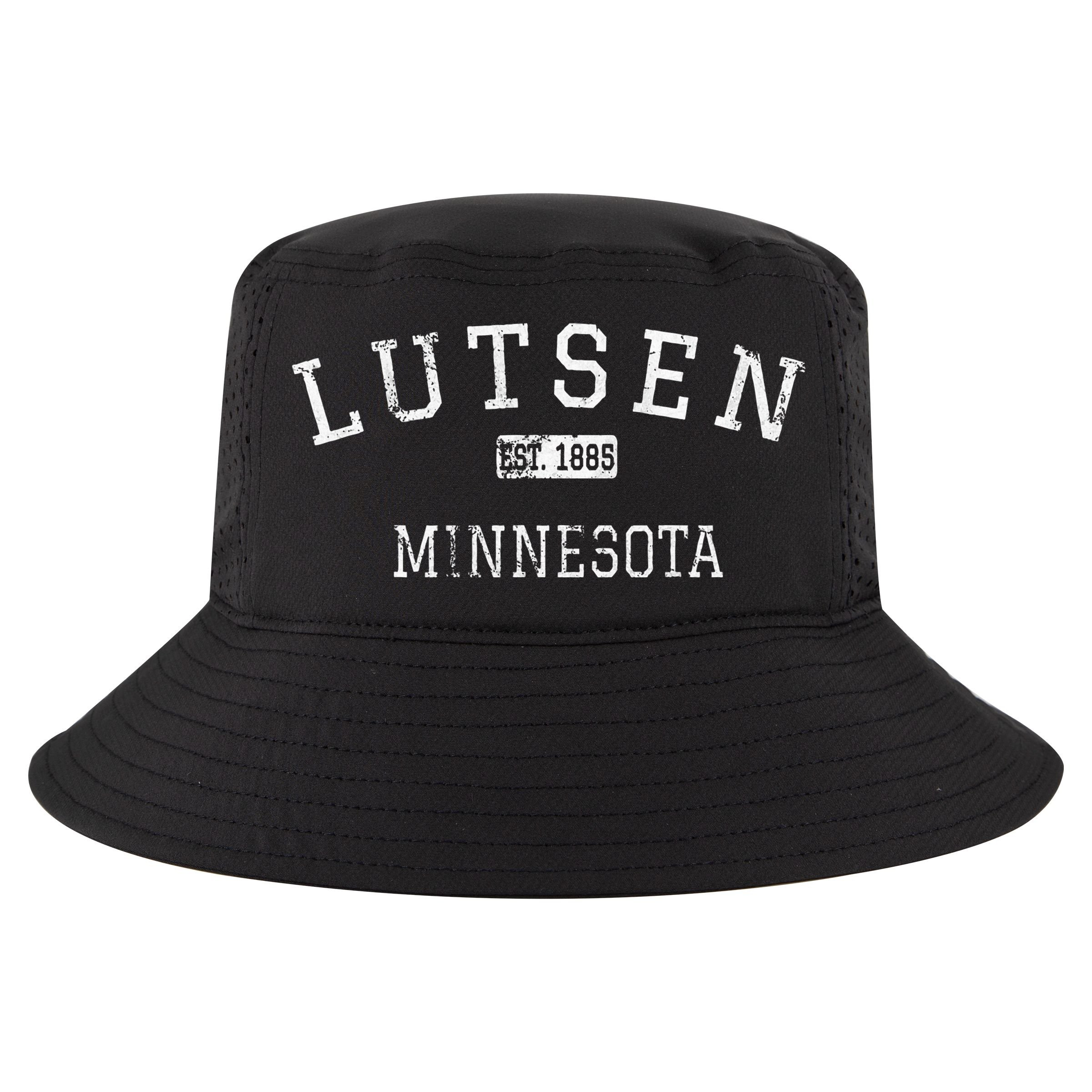 Lutsen Minnesota Mn Vintage Cool Comfort Performance Bucket Hat