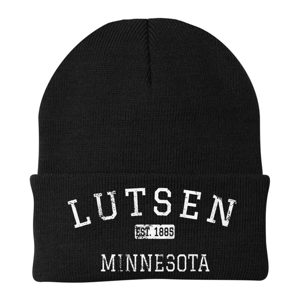 Lutsen Minnesota Mn Vintage Beanie