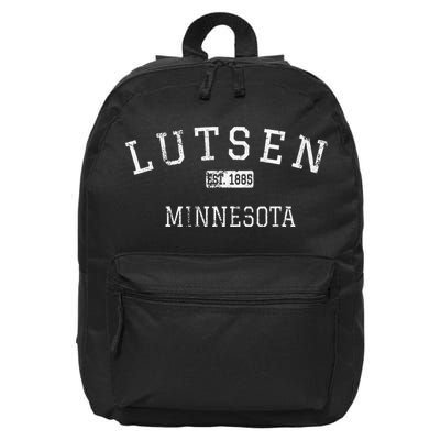 Lutsen Minnesota Mn Vintage 16 in Basic Backpack