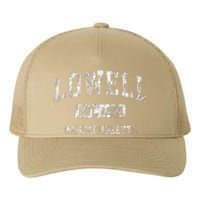 Lowell Massachusetts Ma Vintage Established Yupoong Adult 5-Panel Trucker Hat