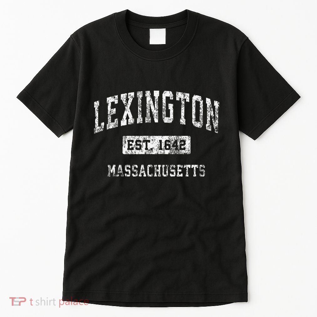 Lexington Massachusetts Ma Vintage Established Tall T-Shirt