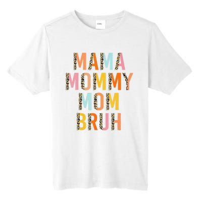 Leopard Mama Mommy Mom Bruh Funny Mother's Day Tall Fusion ChromaSoft Performance T-Shirt