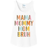 Leopard Mama Mommy Mom Bruh Funny Mother's Day Ladies Essential Tank