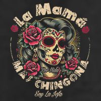 La Mamá Mas Chingona 7 Panel Mesh Trucker Snapback Hat