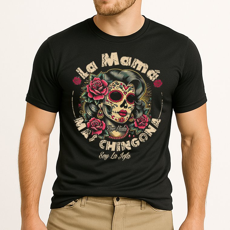 La Mamá Mas Chingona Cooling Performance Crew T-Shirt