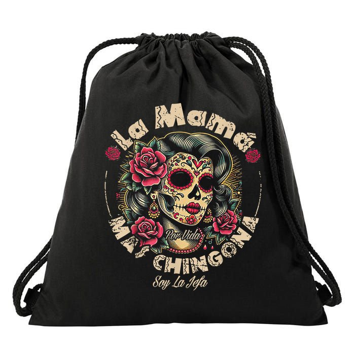 La Mamá Mas Chingona Drawstring Bag