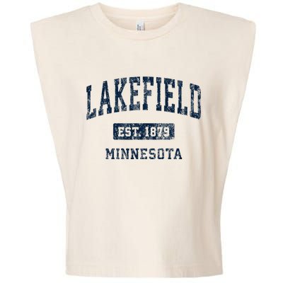 Lakefield Minnesota Mn Vintage Athletic Sports Design Garment-Dyed Women's Muscle Tee