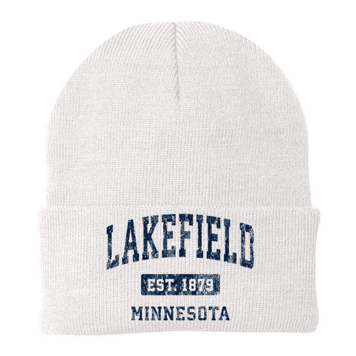 Lakefield Minnesota Mn Vintage Athletic Sports Design Knit Cap Winter Beanie