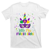 Little Miss Mardi Gras Carnival Unicorn For People T-Shirt