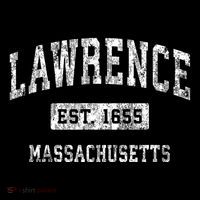 Lawrence Massachusetts Ma Vintage Established Sports Kids T-Shirt