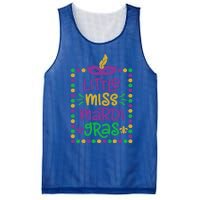 Little Miss Mardi Gras Cute Gift Cute Mardi Gras Gift Funny Gift Mesh Reversible Basketball Jersey Tank