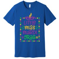 Little Miss Mardi Gras Cute Gift Cute Mardi Gras Gift Funny Gift Premium T-Shirt