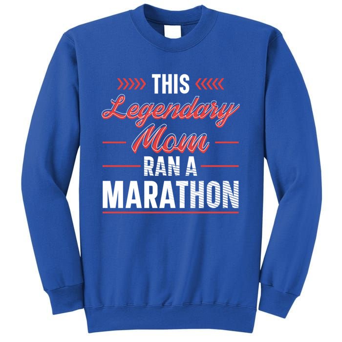 Legendary Mom Marathon Runner Marathon Funny Gift Sweatshirt