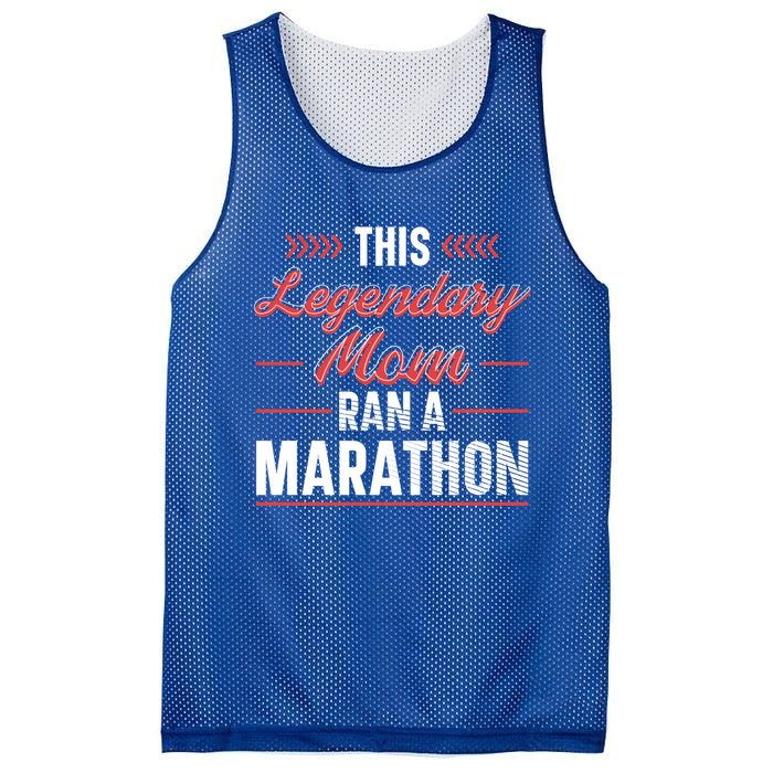 Legendary Mom Marathon Runner Marathon Funny Gift Mesh Reversible Basketball Jersey Tank