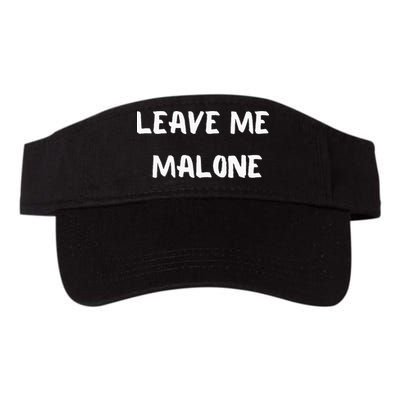 Leave Me Malone Meme Pop Culture Music Lover Visor