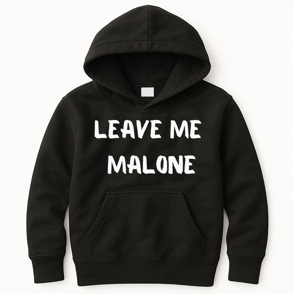 Leave Me Malone Meme Pop Culture Music Lover Kids Hoodie