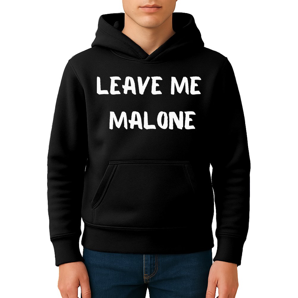 Leave Me Malone Meme Pop Culture Music Lover Kids Hoodie