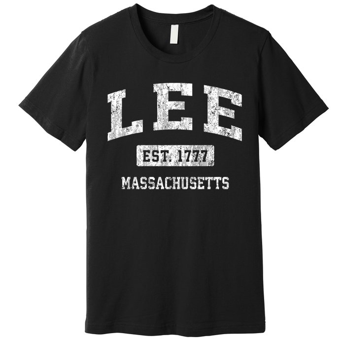 Lee Massachusetts Ma Vintage Sports Established Premium T-Shirt