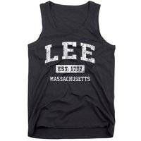 Lee Massachusetts Ma Vintage Sports Established Tank Top