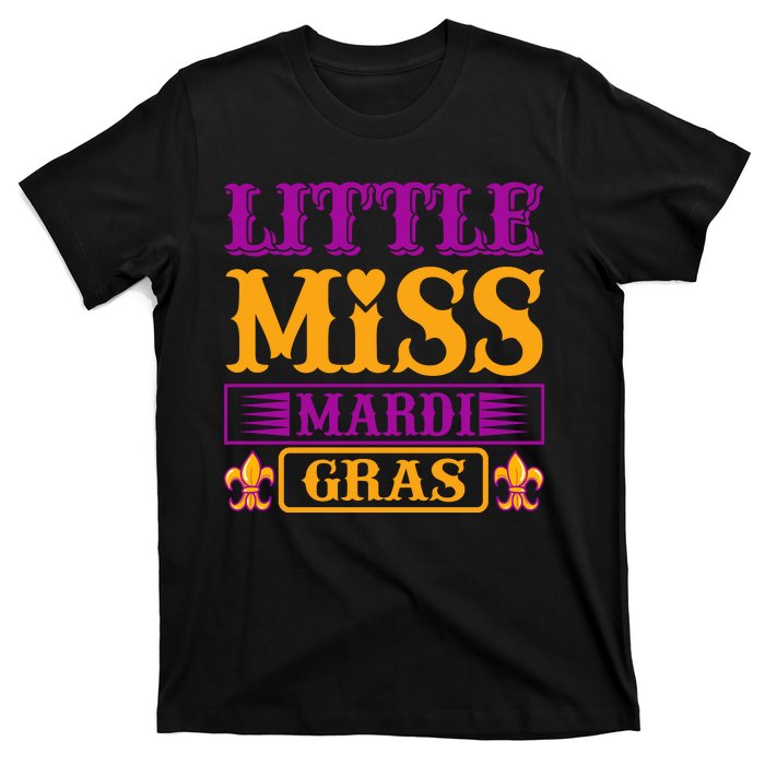 Little Miss Mardi Gras T-Shirt