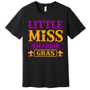 Little Miss Mardi Gras Premium T-Shirt