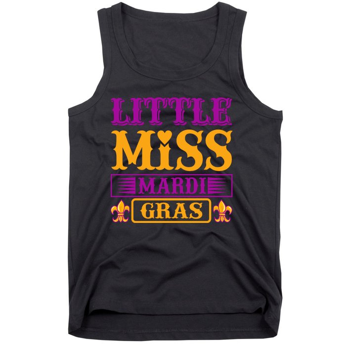 Little Miss Mardi Gras Tank Top