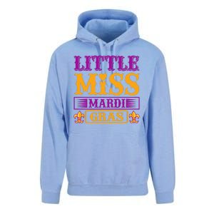 Little Miss Mardi Gras Unisex Surf Hoodie