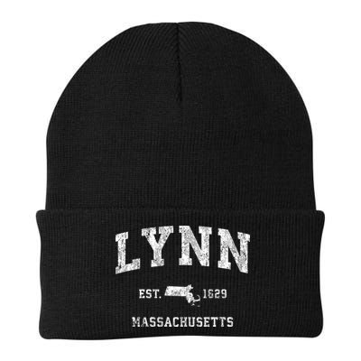 Lynn Massachusetts Ma Vintage Athletic Sports Beanie