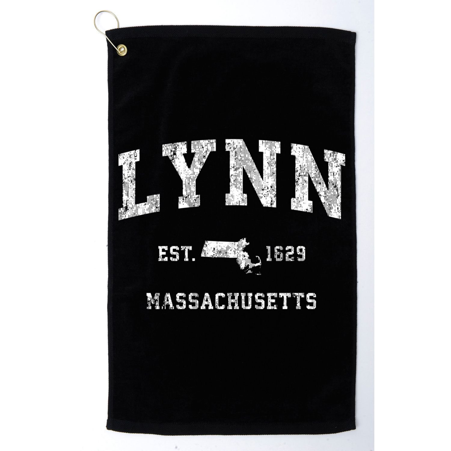 Lynn Massachusetts Ma Vintage Athletic Sports Golf Towel