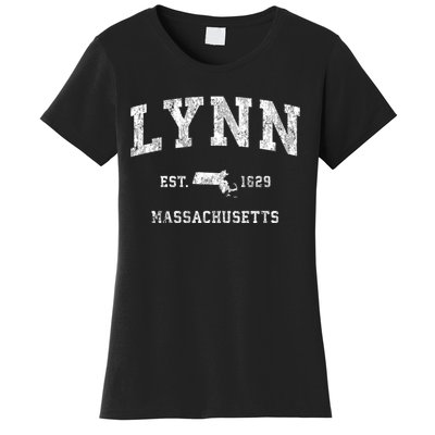 Lynn Massachusetts Ma Vintage Athletic Sports Women's T-Shirt